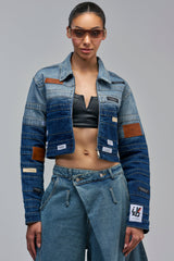 DON'T THINK ABOUT IT DENIM JACKET