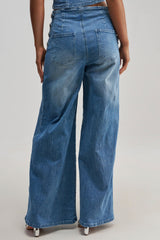 ALIGNED MILITARY DENIM PANT