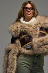 DRIFTER PATCHWORK FAUX FUR