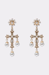 CROSS IT OUT EARRING