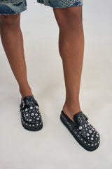 AZALEA WANG CHATTER FUR LINED MULE