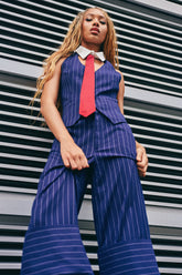 BIG BANK STRIPED VEST