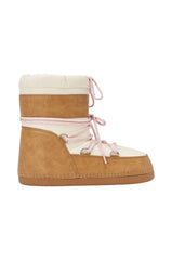 AZALEA WANG GRAVITY TAN MULTI FLAT BOOTIE