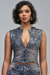 DOWN FOR WHATEVER PAISLEY CORSET