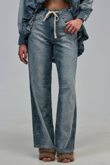 ALICE EMBROIDERED DENIM