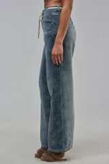ALICE EMBROIDERED DENIM
