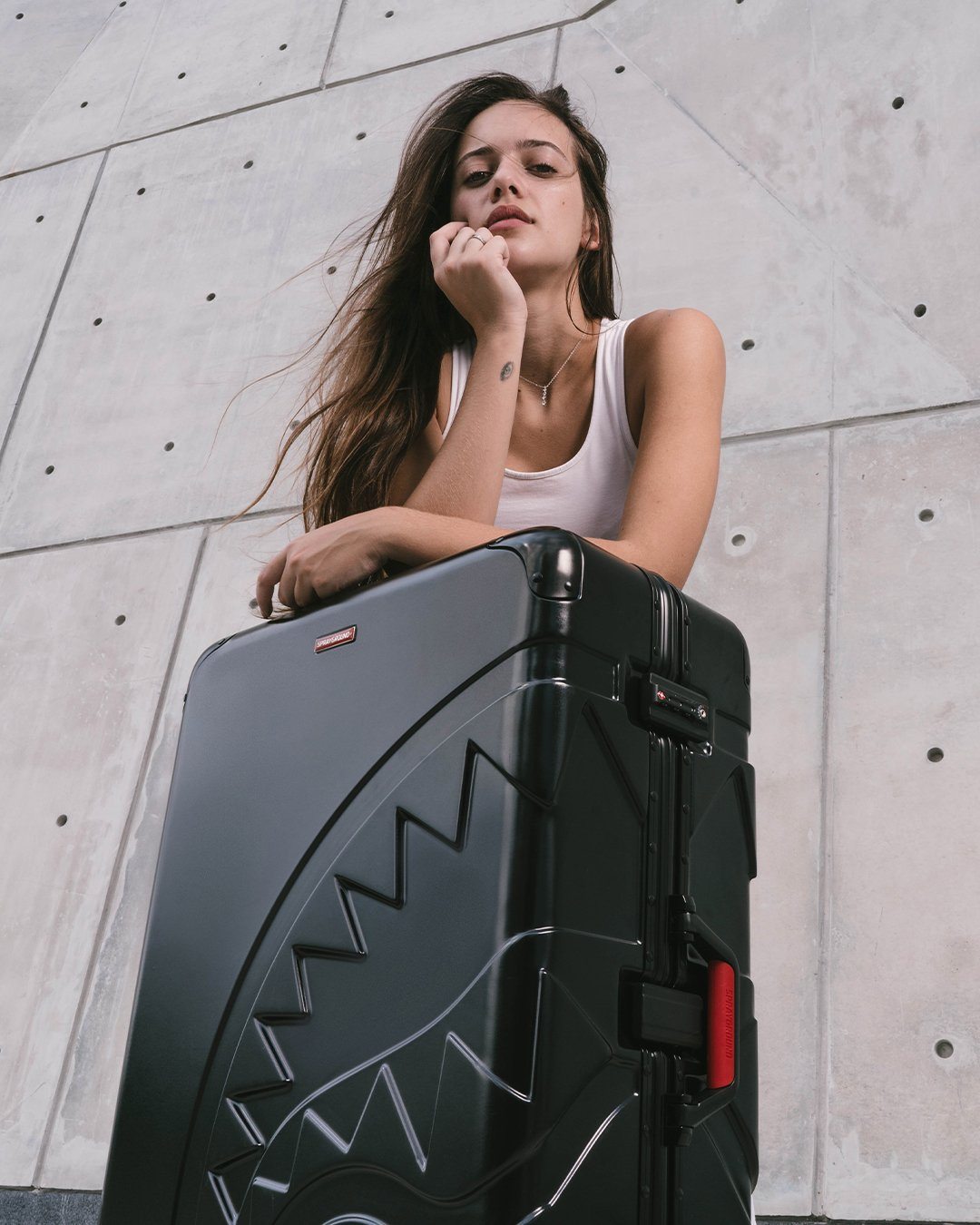SHARKITECTURE MOLDED 29” FULL-SIZE LUGGAGE
