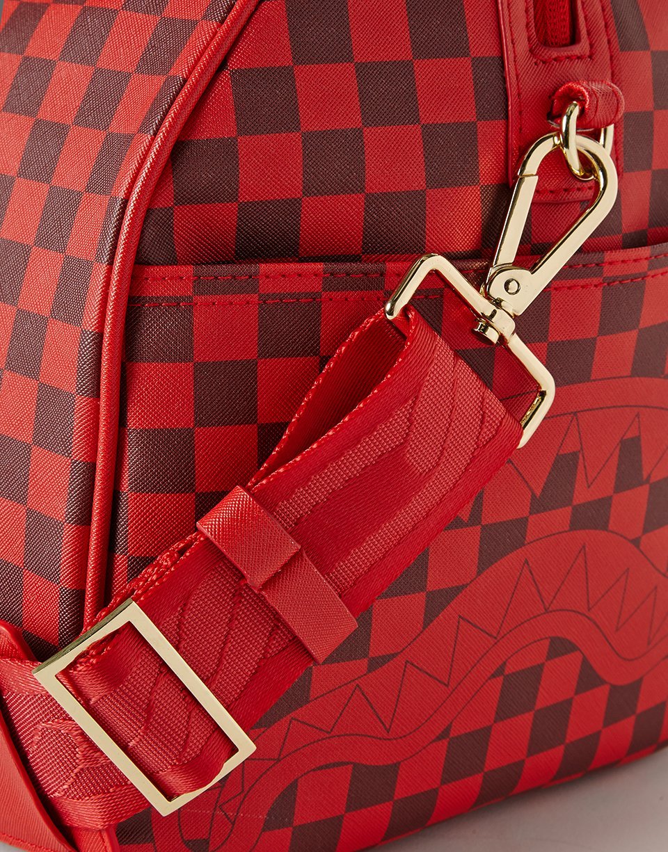 SHARKS IN PARIS DUFFLE (RED CHECKERED EDITION)