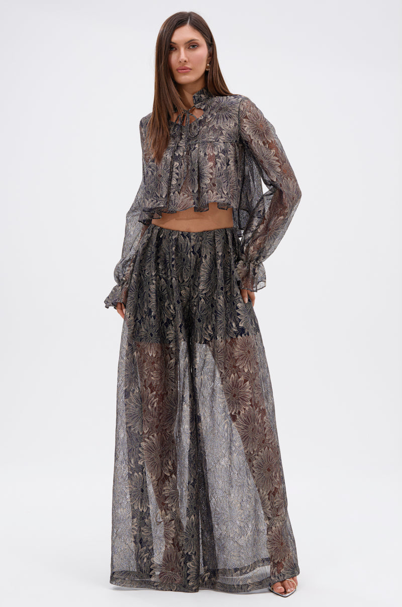 BEST GUEST LACE PALAZZO PANT