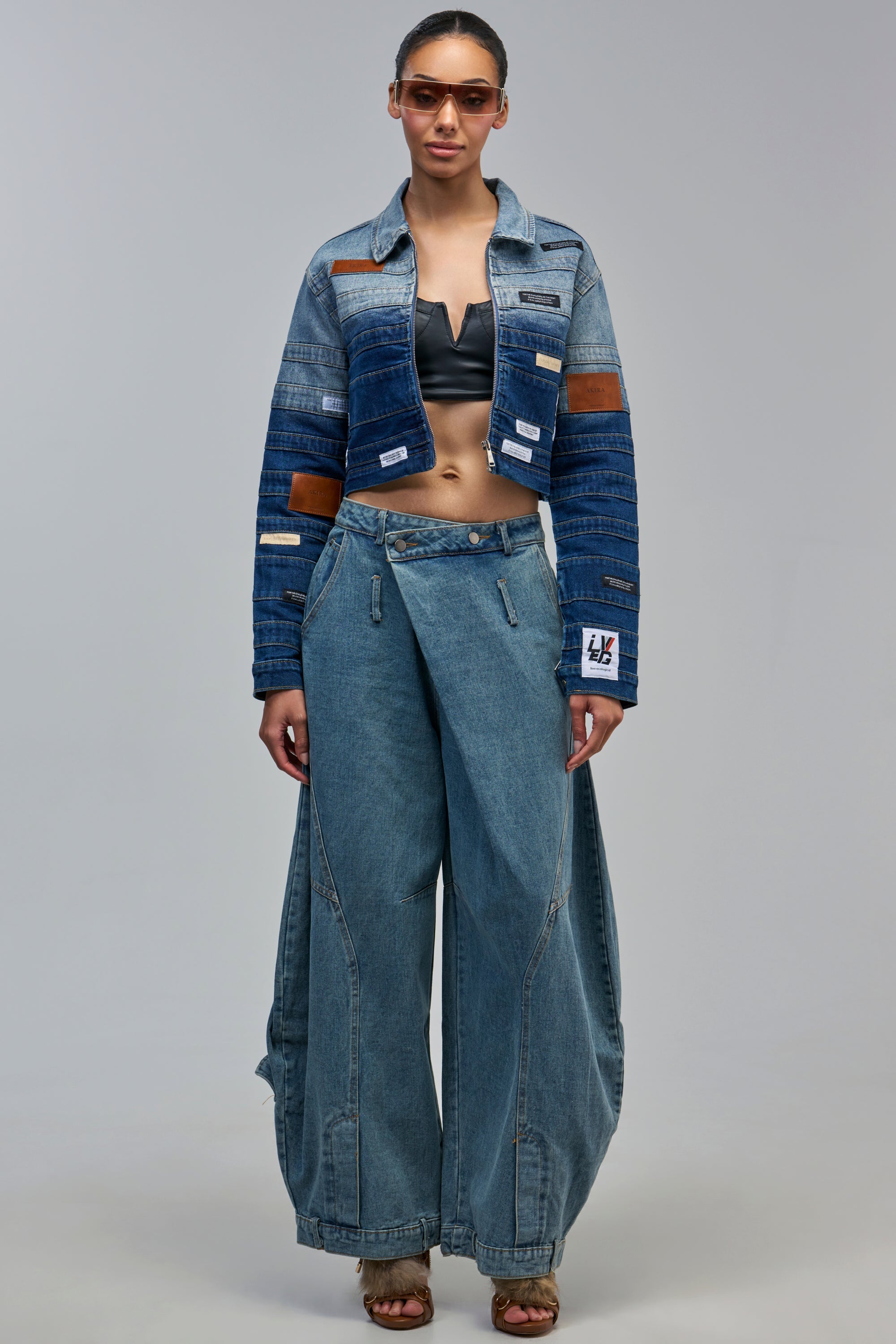 DON'T THINK ABOUT IT DENIM JACKET
