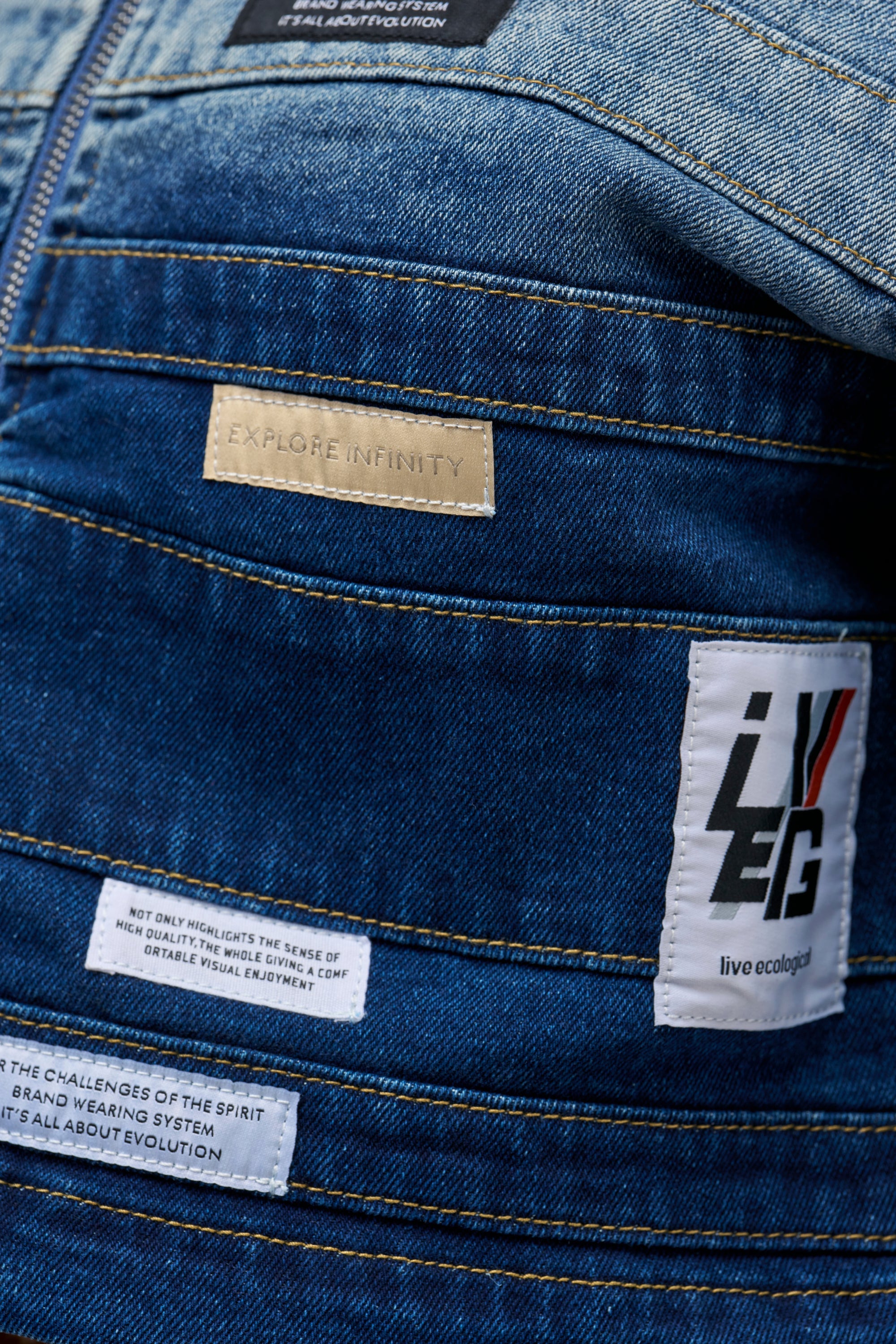 DON'T THINK ABOUT IT DENIM JACKET