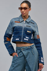 DON'T THINK ABOUT IT DENIM JACKET