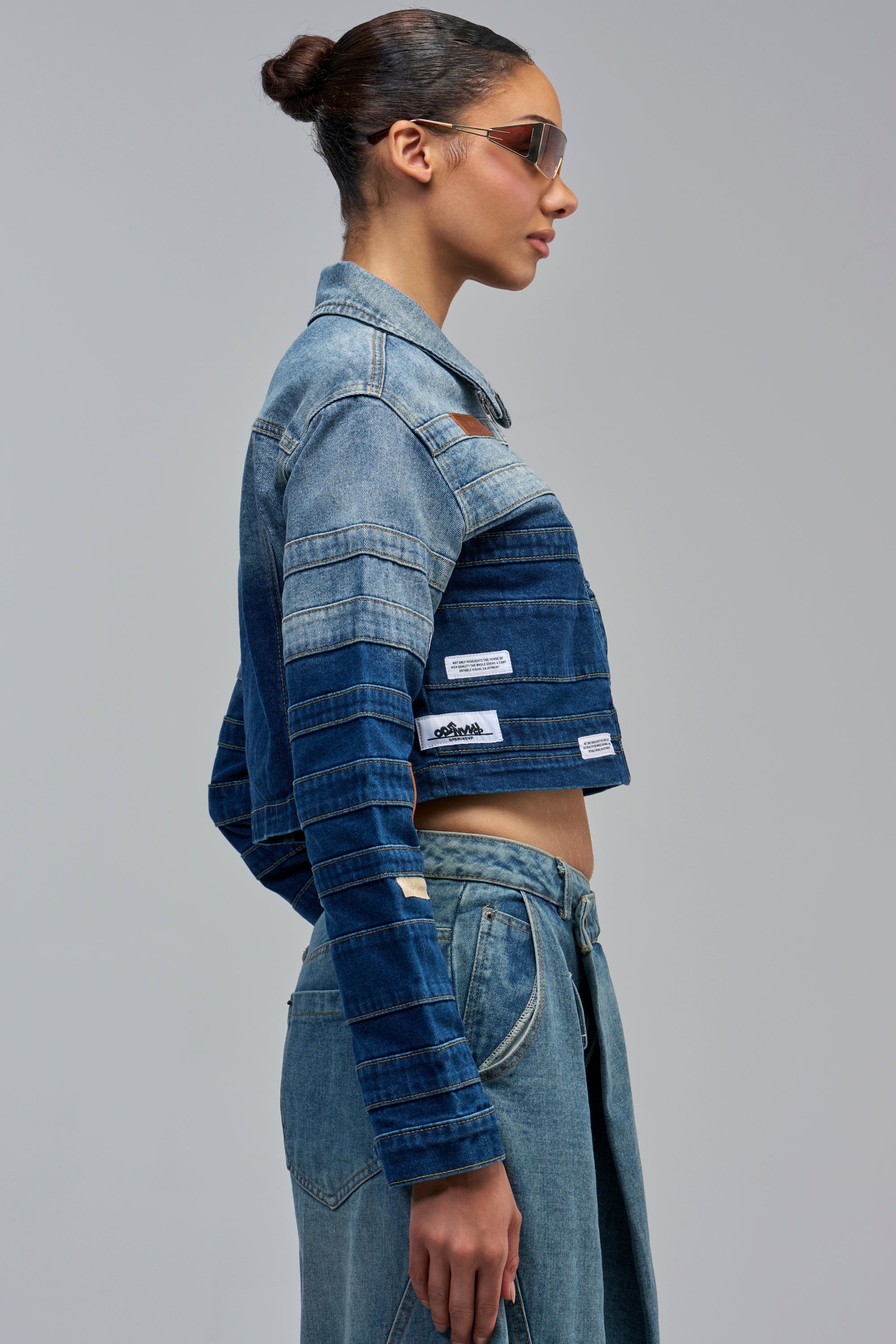 DON'T THINK ABOUT IT DENIM JACKET