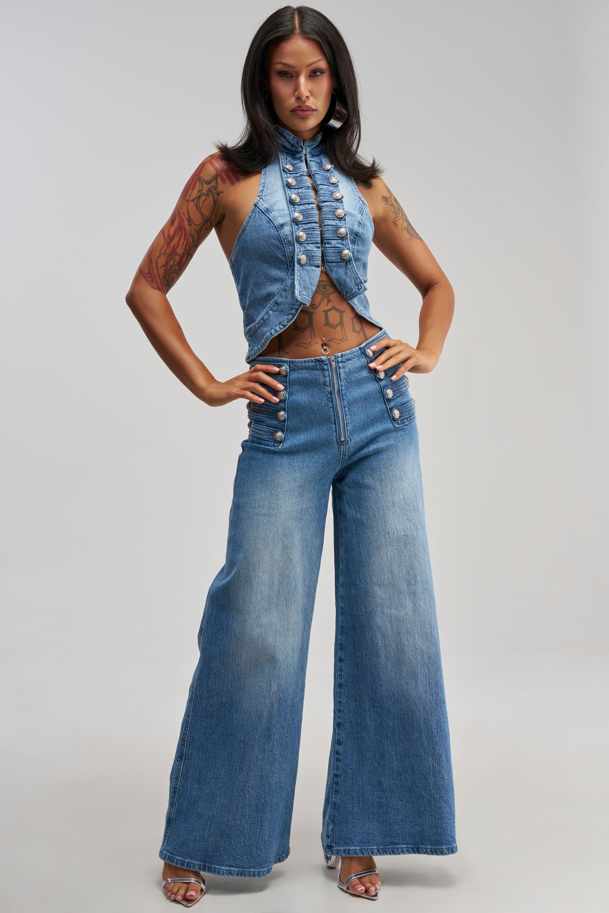 ALIGNED MILITARY DENIM PANT