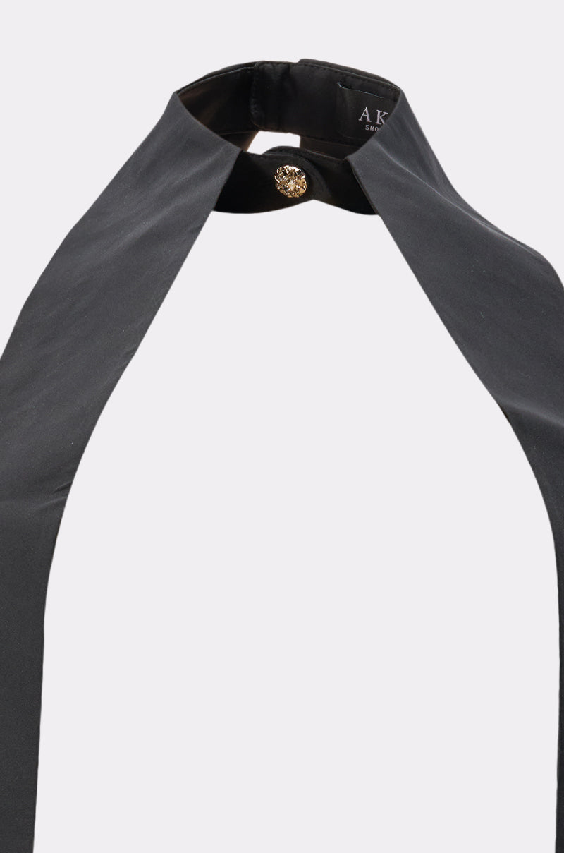 DOUBLE DAGGER COLLAR IN BLACK