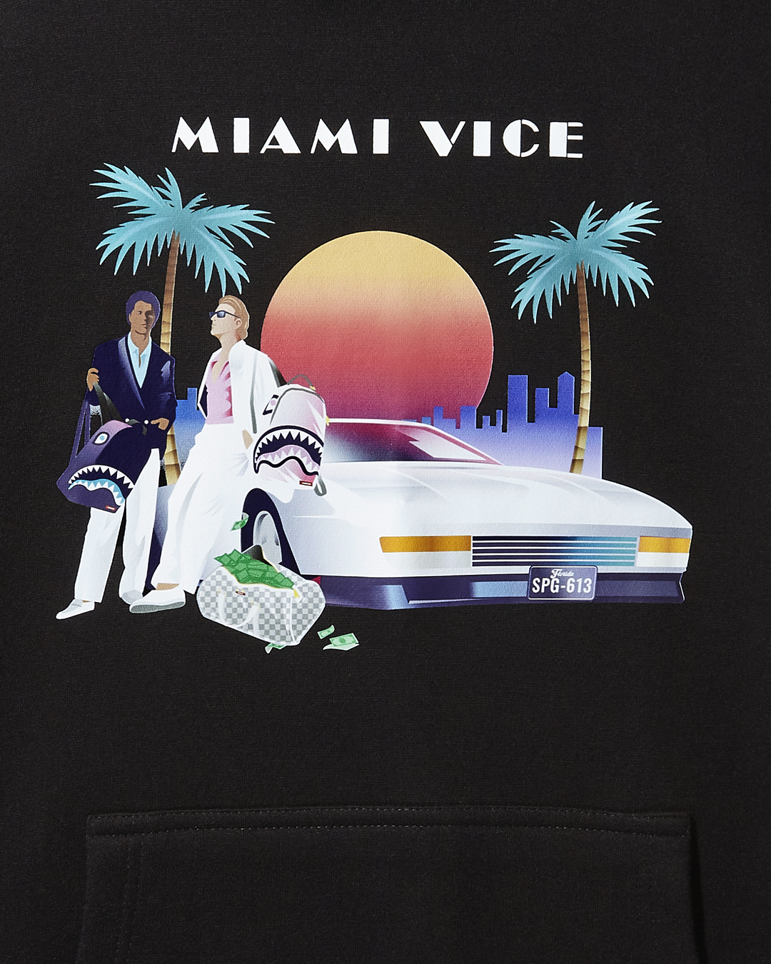MIAMI VICE HOODY (BLACK)