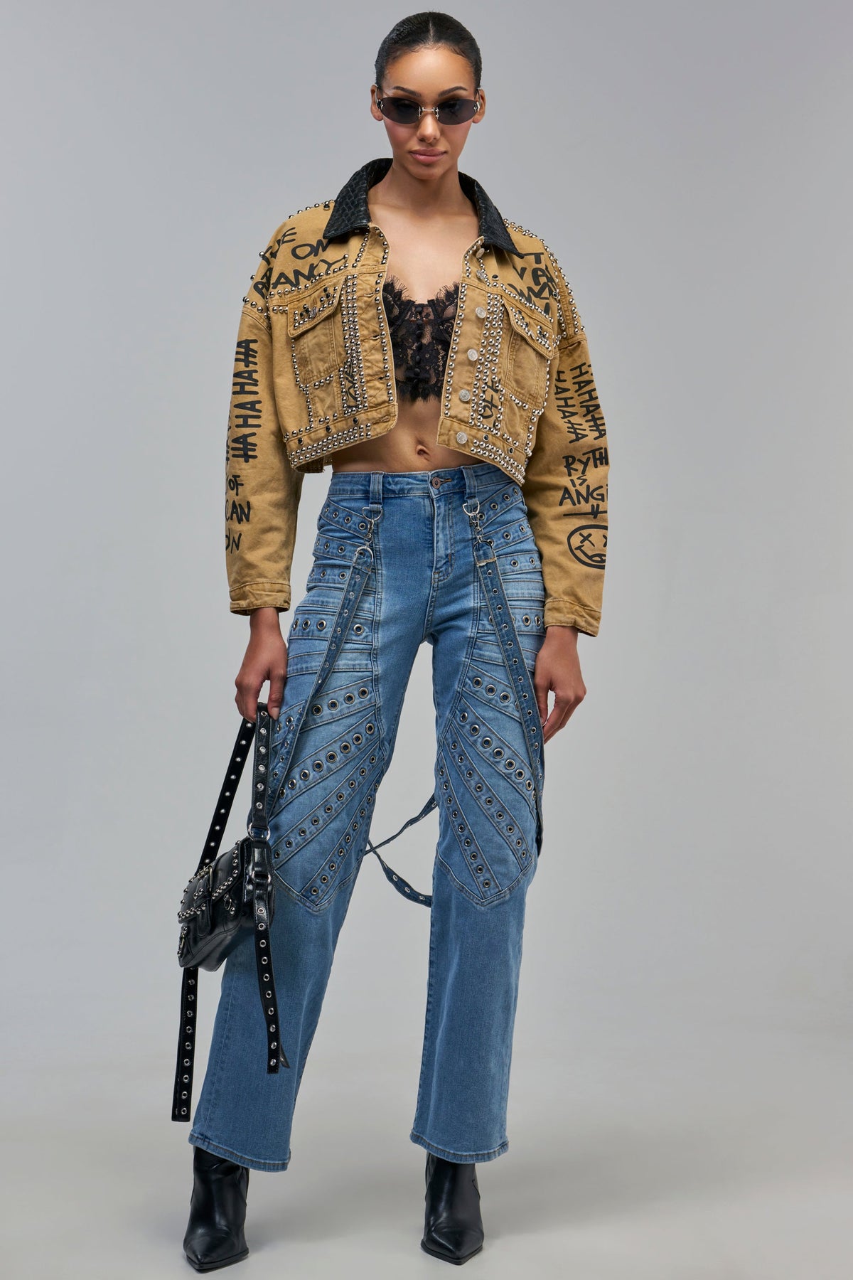 CRAZY FOR YOU GROMMET DENIM