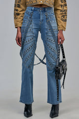 CRAZY FOR YOU GROMMET DENIM