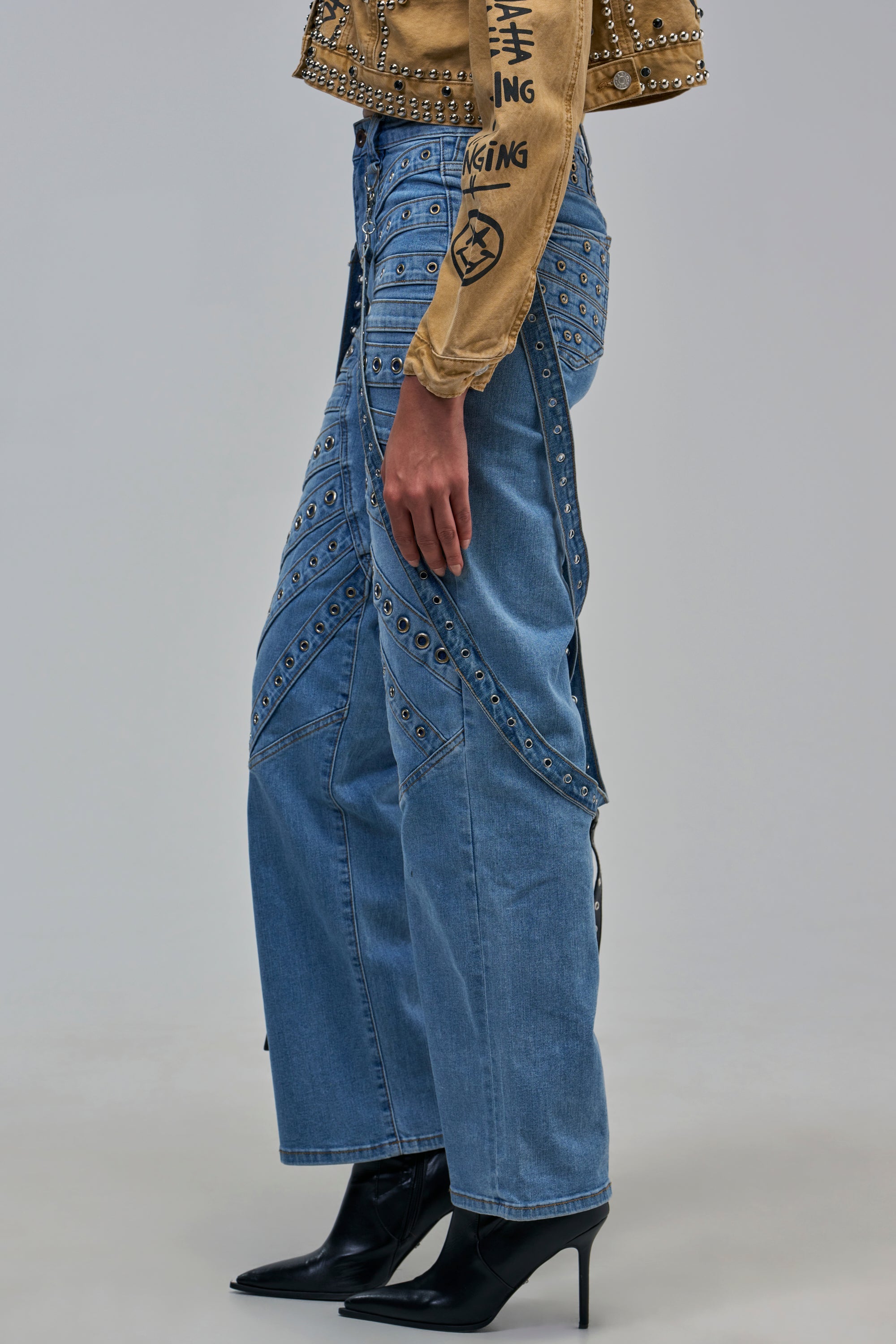CRAZY FOR YOU GROMMET DENIM