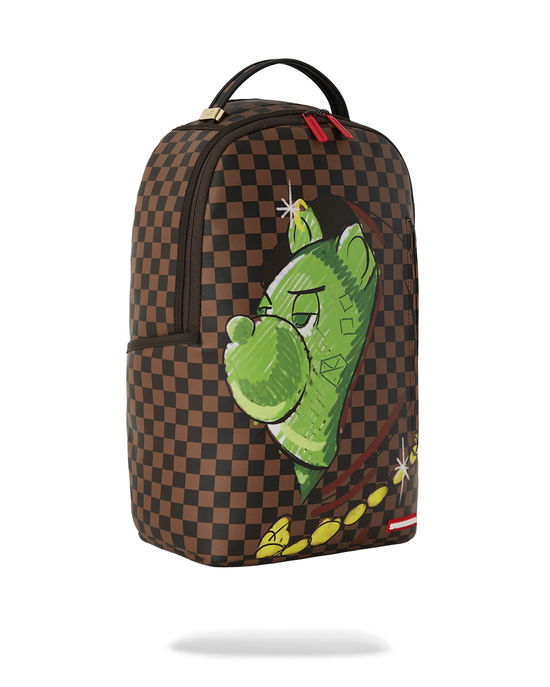MONEY BEAR DEEP IN THOUGHT BACKPACK