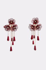 BURGUNDY DRIP CHANDELIERS