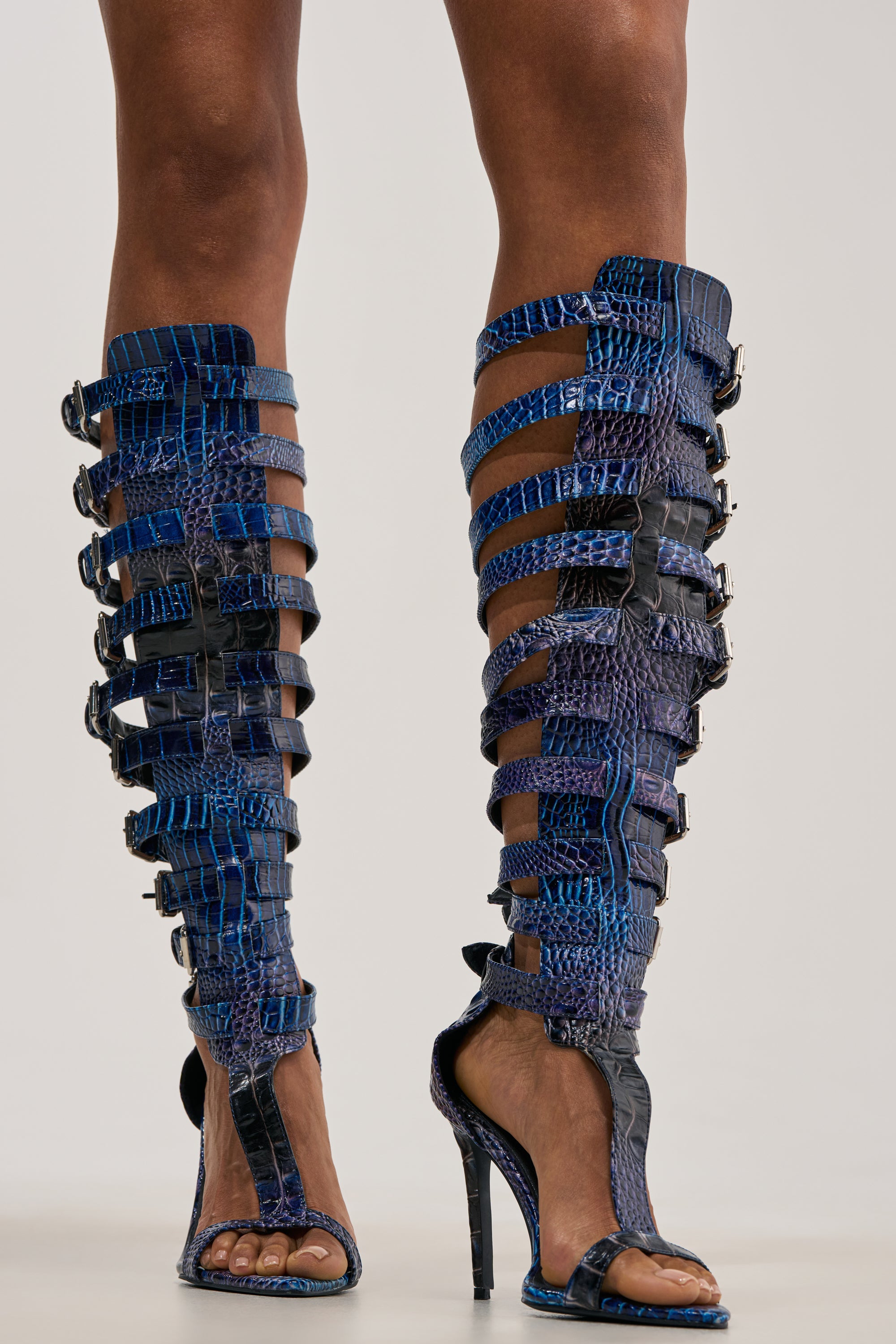 AZALEA WANG CHERLLI MULTI GLADIATOR CROC SANDAL