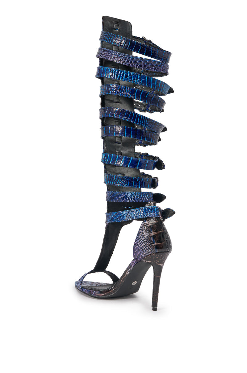 AZALEA WANG CHERLLI MULTI GLADIATOR CROC SANDAL