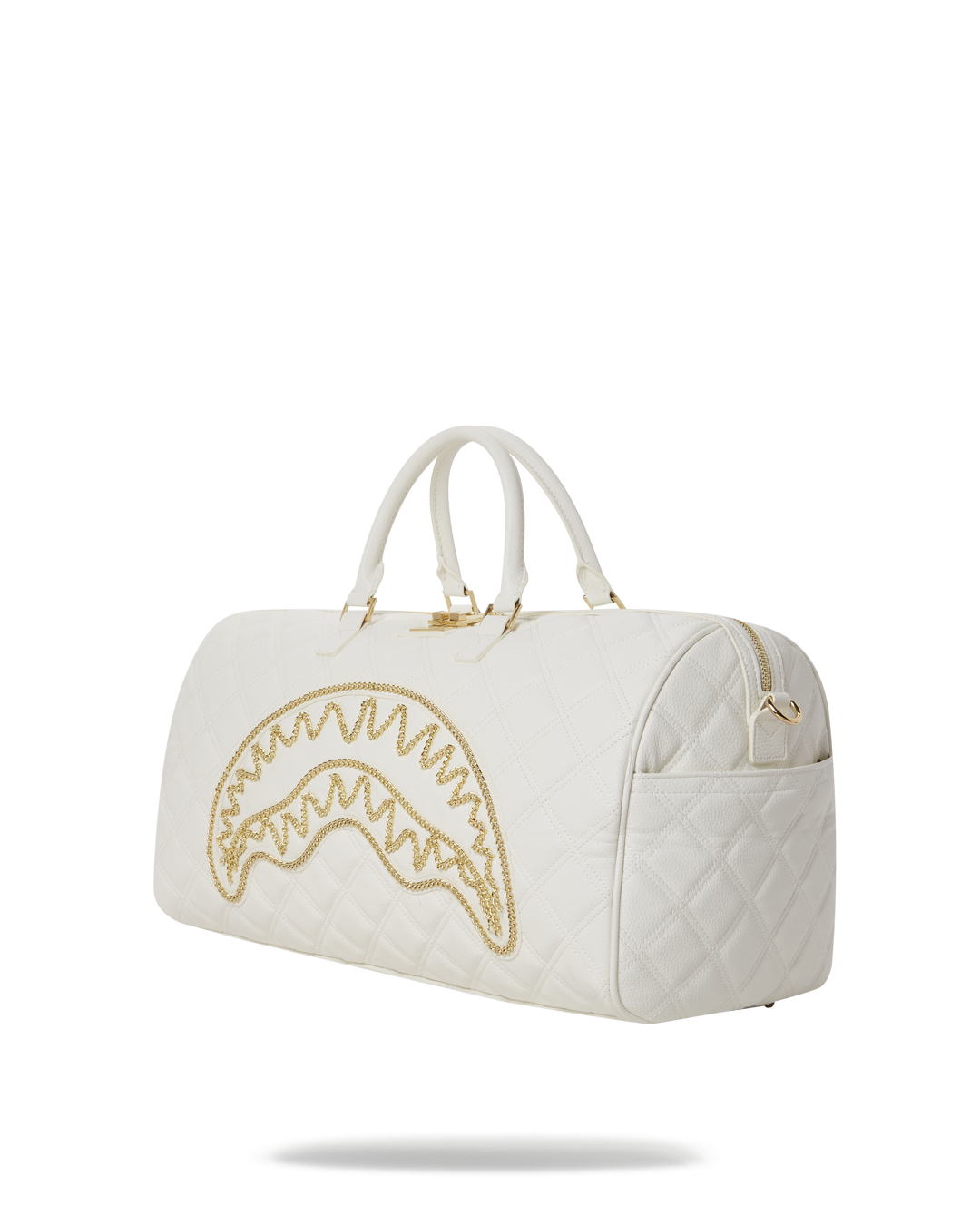 RIVIERA LE BLANC GOLD CHAIN SHARK DUFFLE