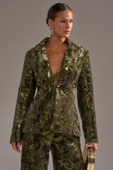 AURORA SEQUIN VELVET BLAZER