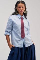 BUSINESS IN THE FRONT BUTTON DOWN