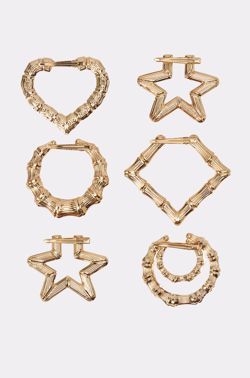 BOLD GLAMOUR HAIR CLIP SET