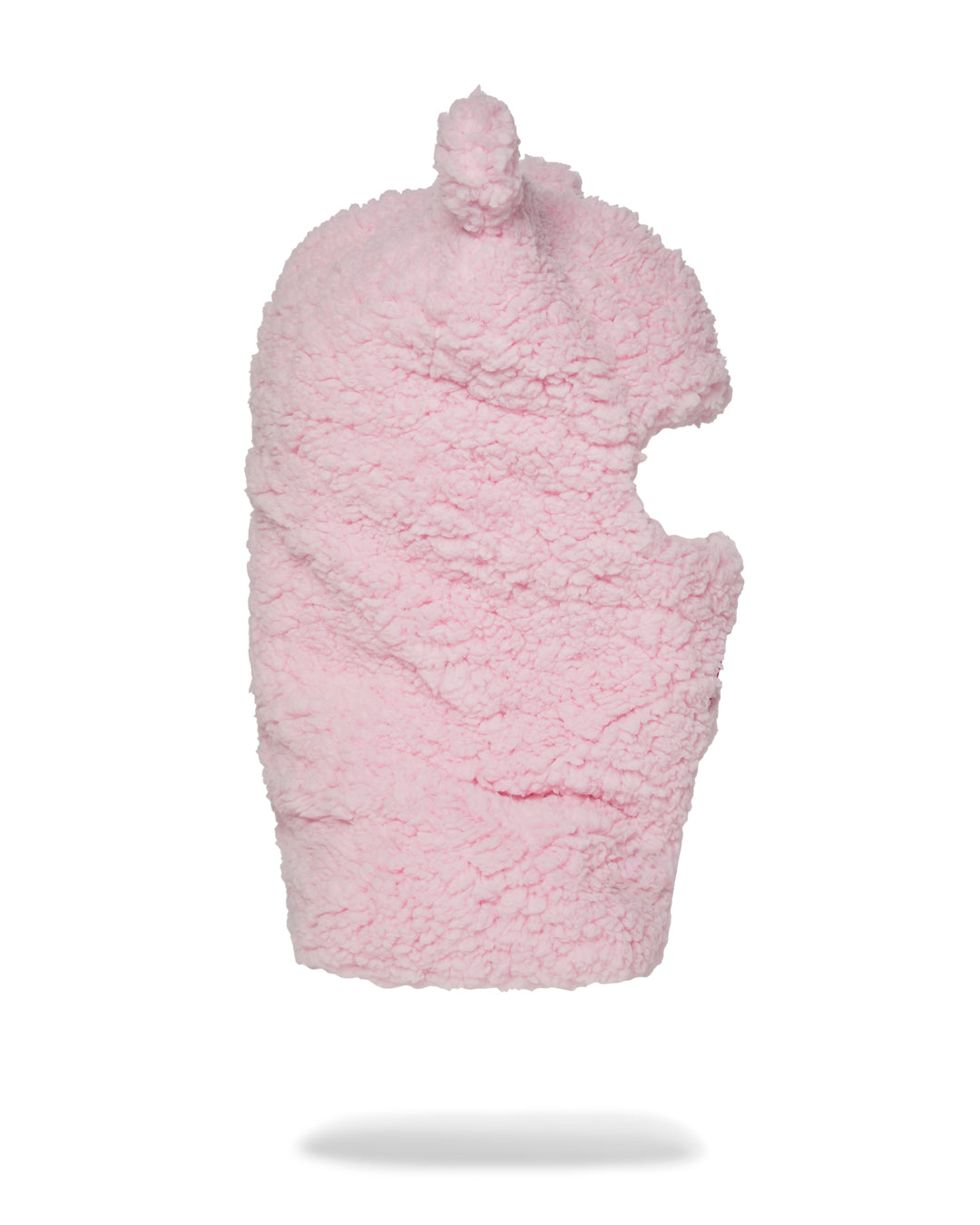 PINK FLEECE BEAR EARS SKI MASK