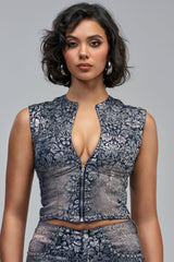 DOWN FOR WHATEVER PAISLEY CORSET