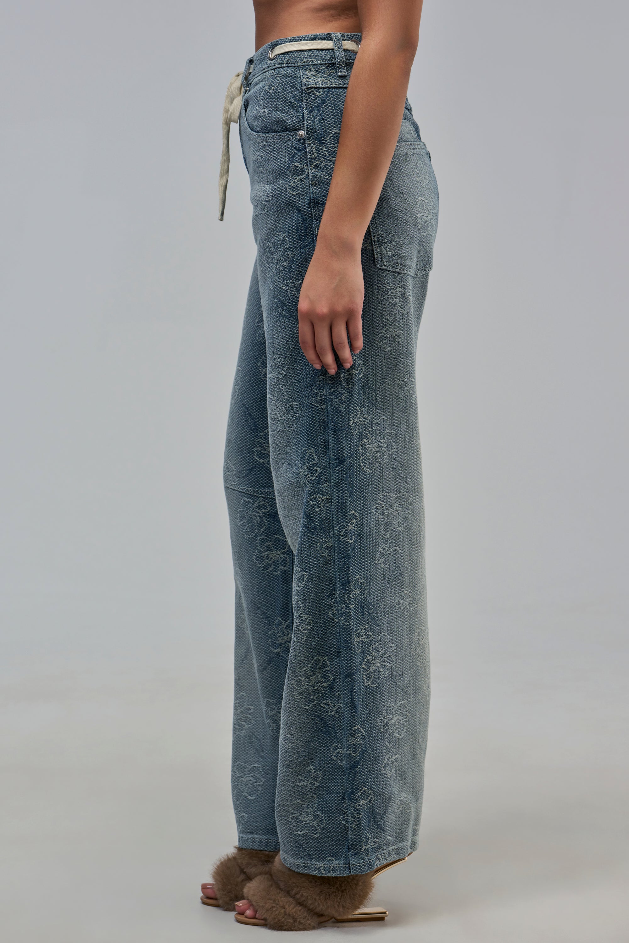 ALICE EMBROIDERED DENIM