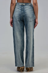 ALICE EMBROIDERED DENIM