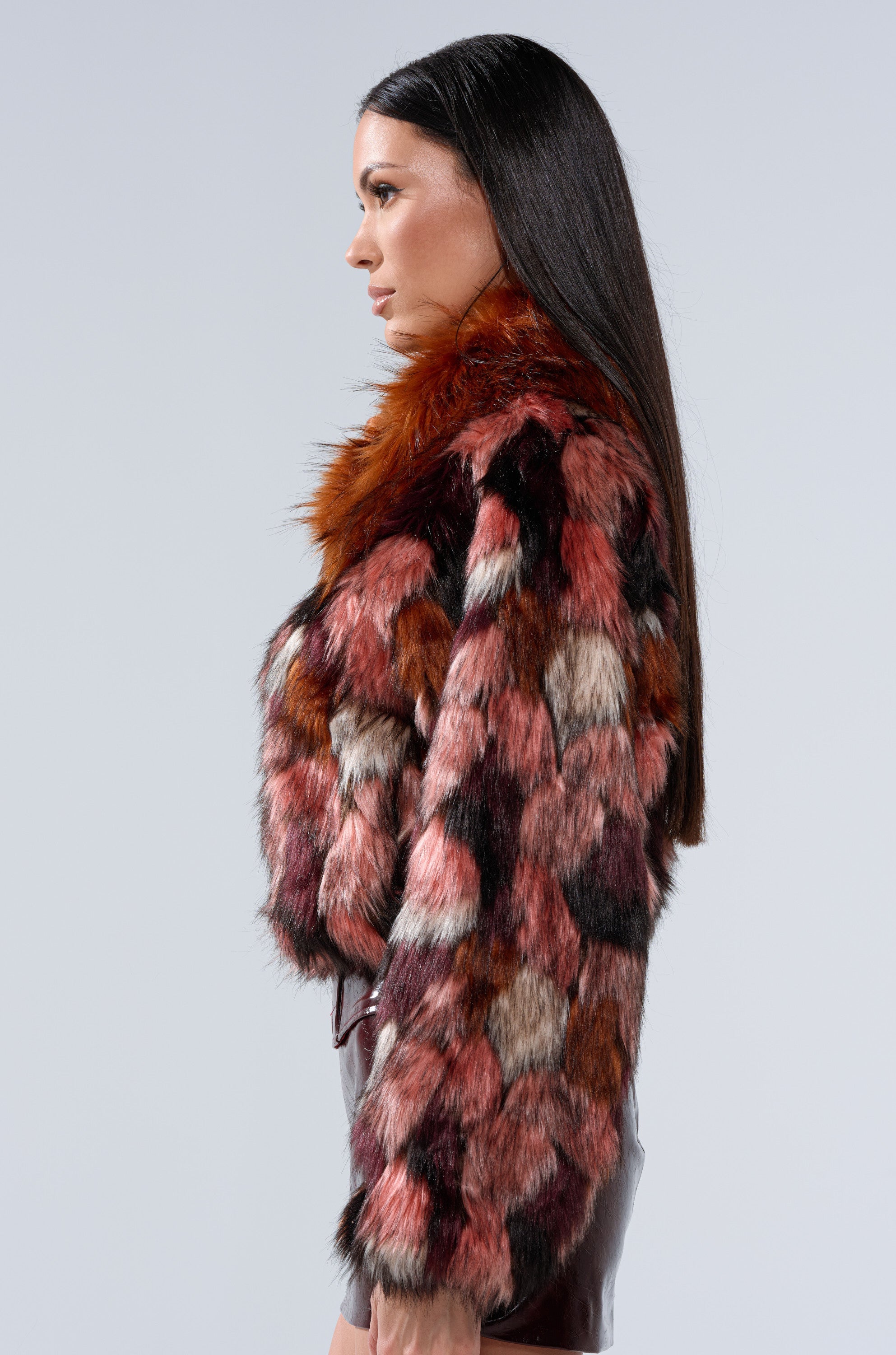 DELTA FAUX FUR COAT