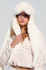 AT THE SHOW FAUX FUR SNAPBACK