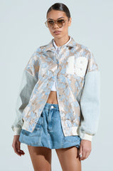 ALIYA BROCADE BOMBER
