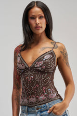DREAMER BEADED CAMI TOP