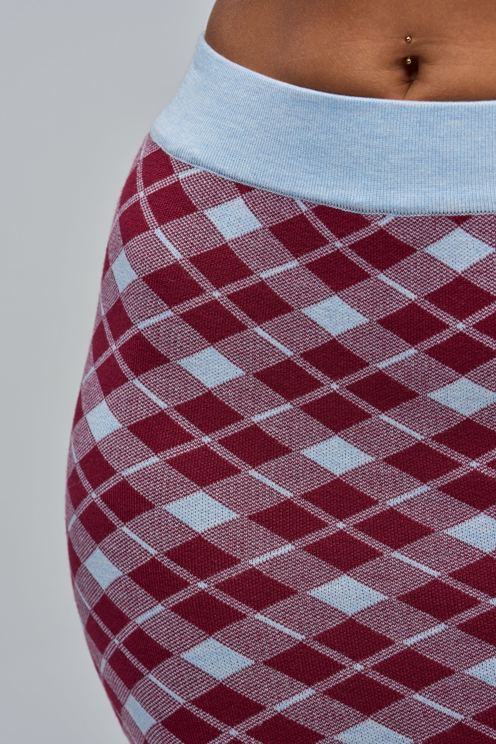 AVA ARGYLE MAXI SKIRT