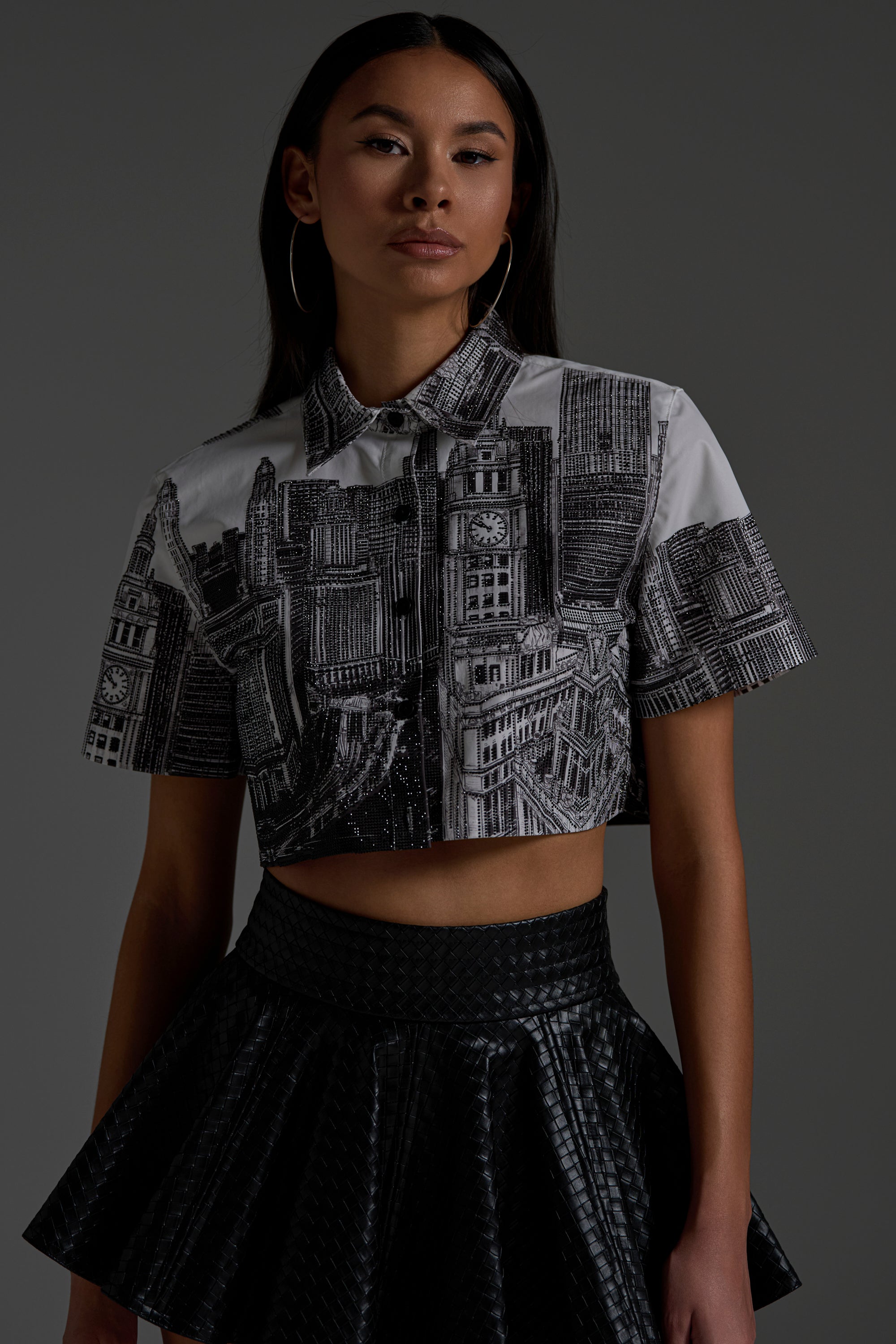 ALL OVER THE CITY BUTTON DOWN
