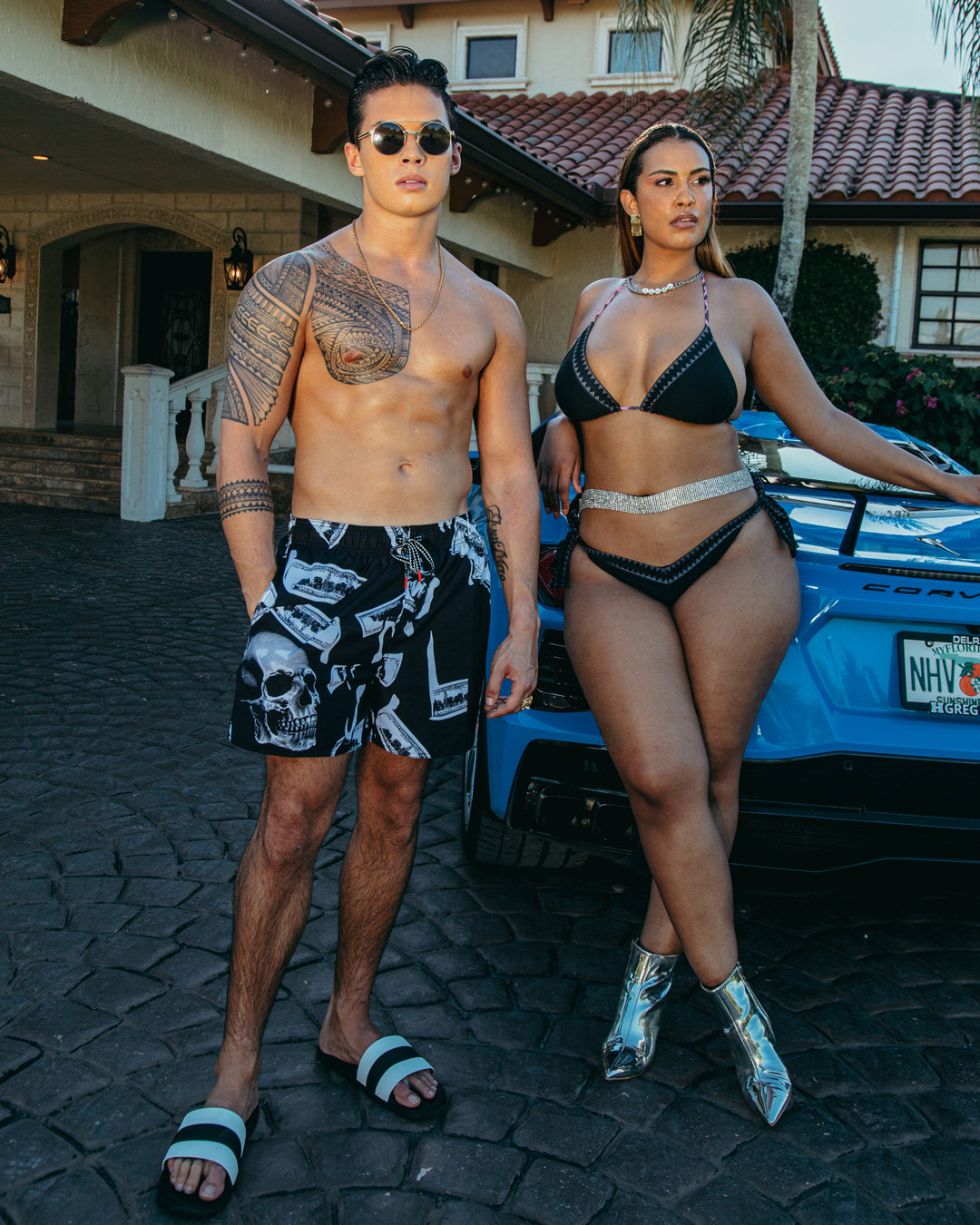 MONEY NIGHT BIKINI TOP