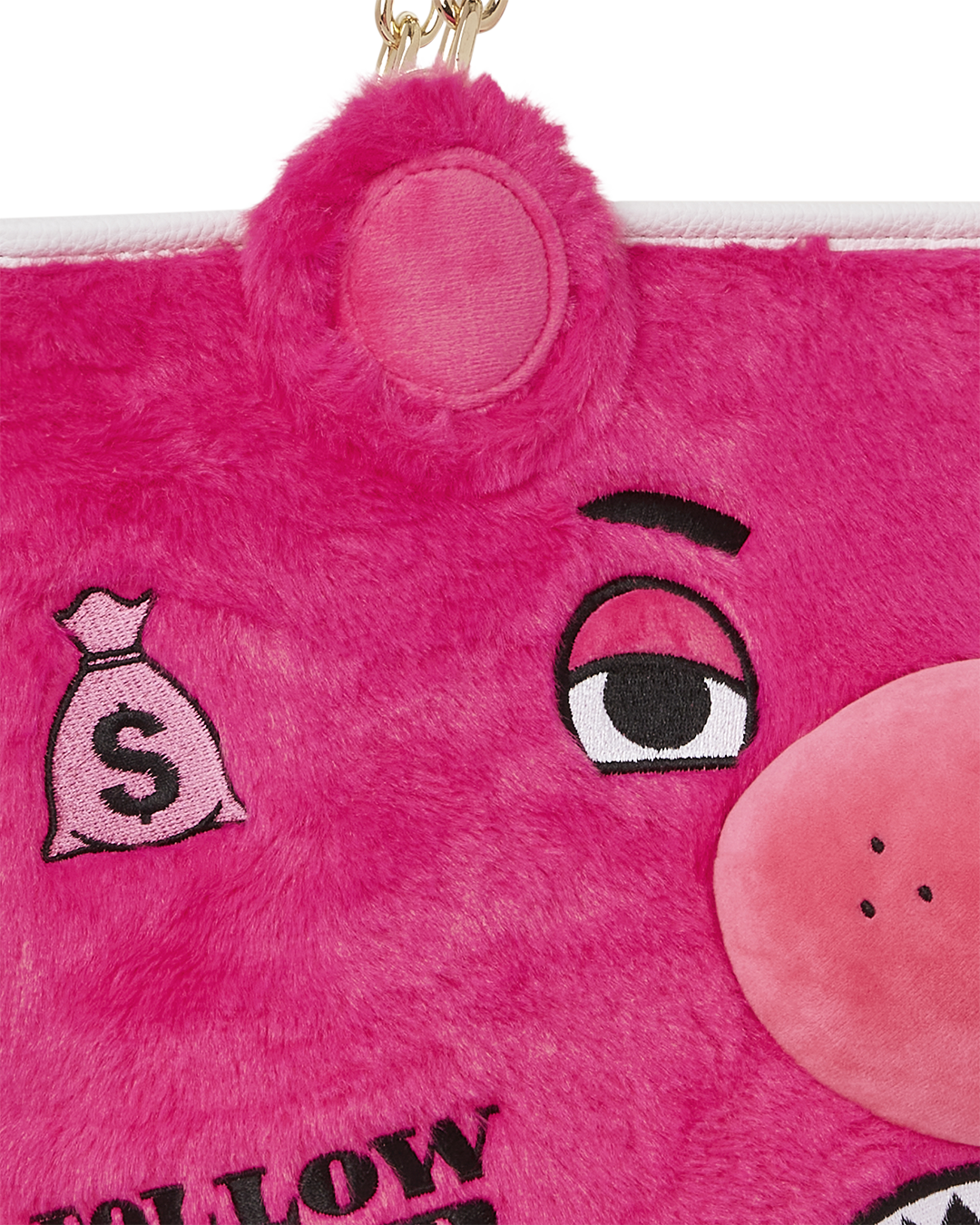 PLUSH MONEYBEAR TOTE (PINK)