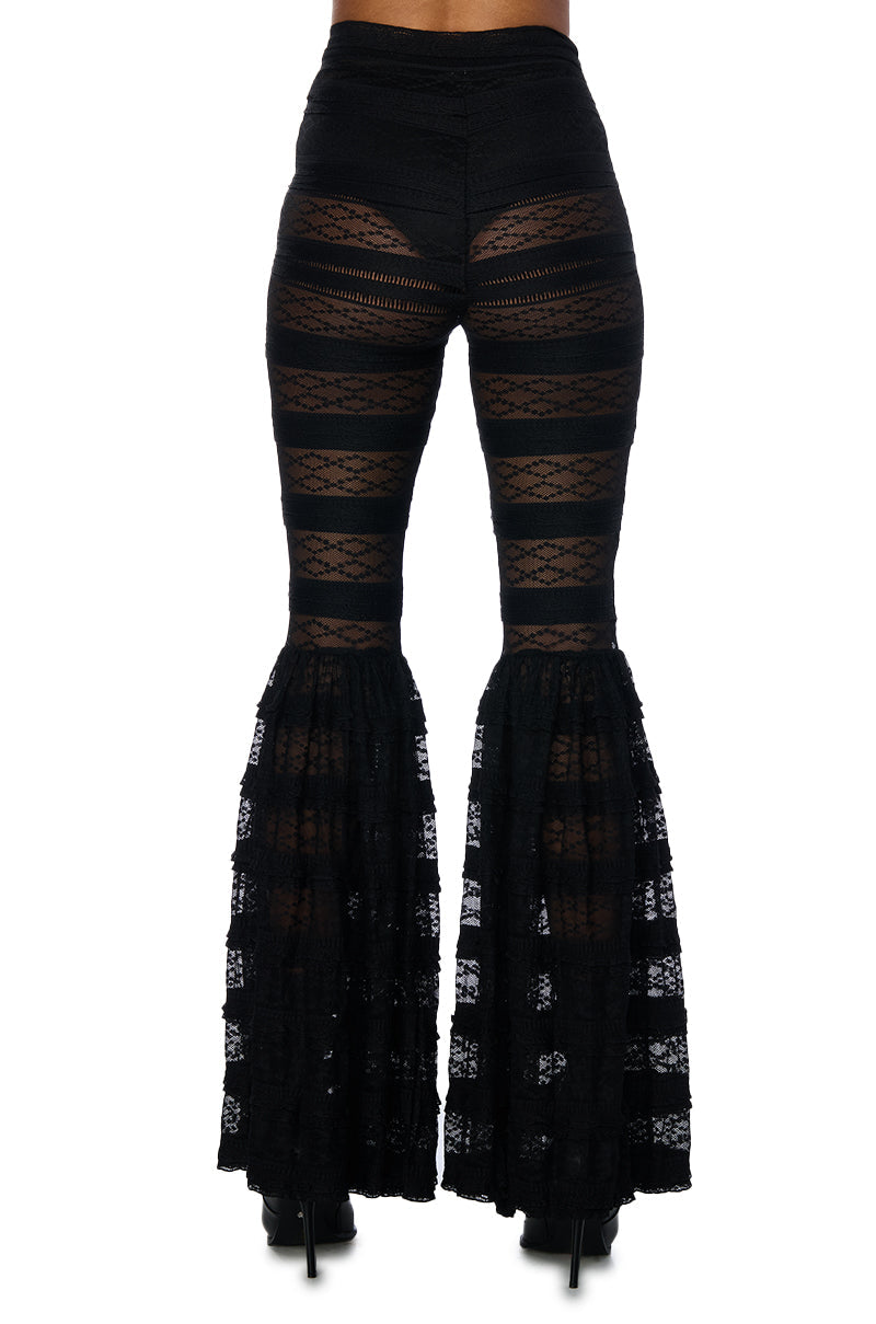 ALL I HAVE LEFT KNIT BELL BOTTOM FLARE PANT