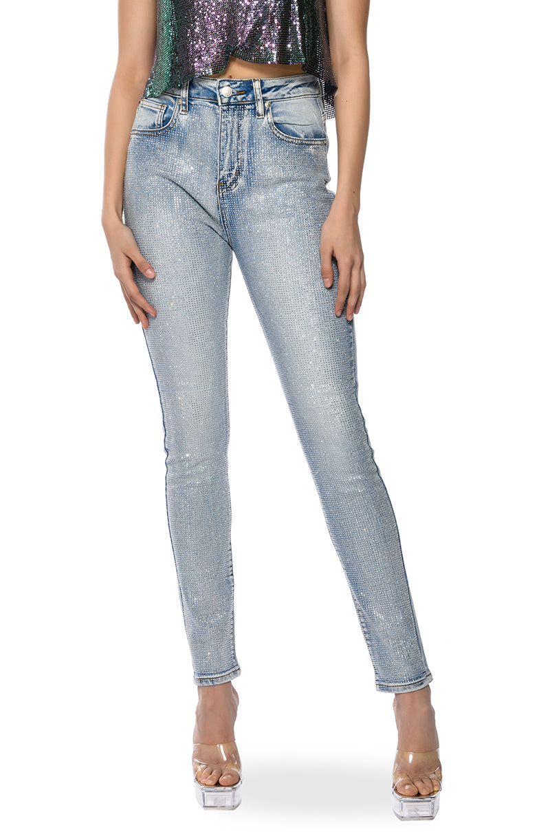 ALL OVER BLING JEANS