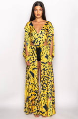 AWARD SEASON CASCADING CUTOUT SATIN BODYSUIT