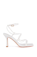 AZALEA WANG KAYLIN WHITE SANDAL