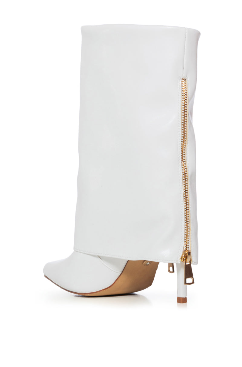 AZALEA WANG ZAHAVIA WHITE BOOTIE