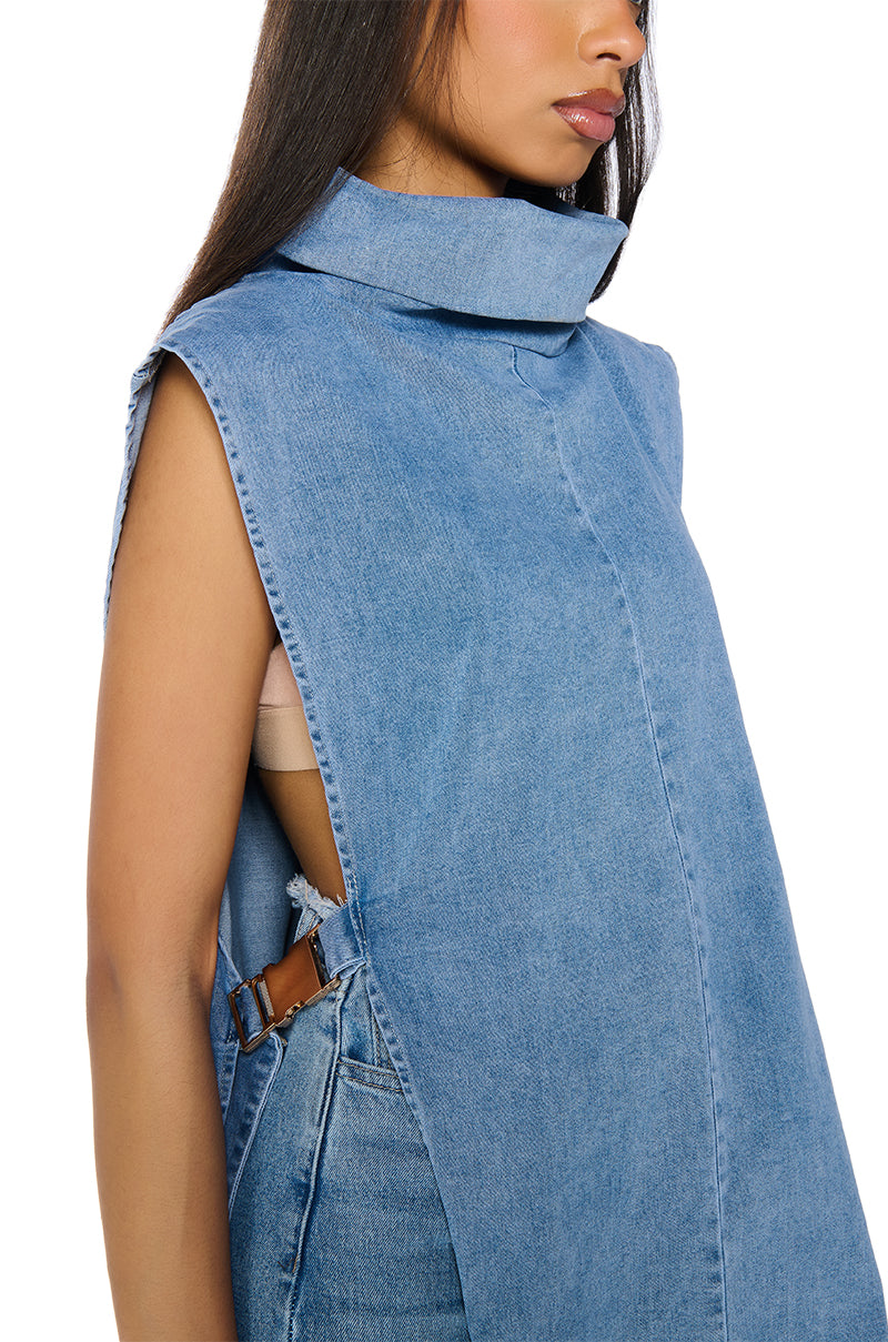 BABY BLUES DENIM TOP