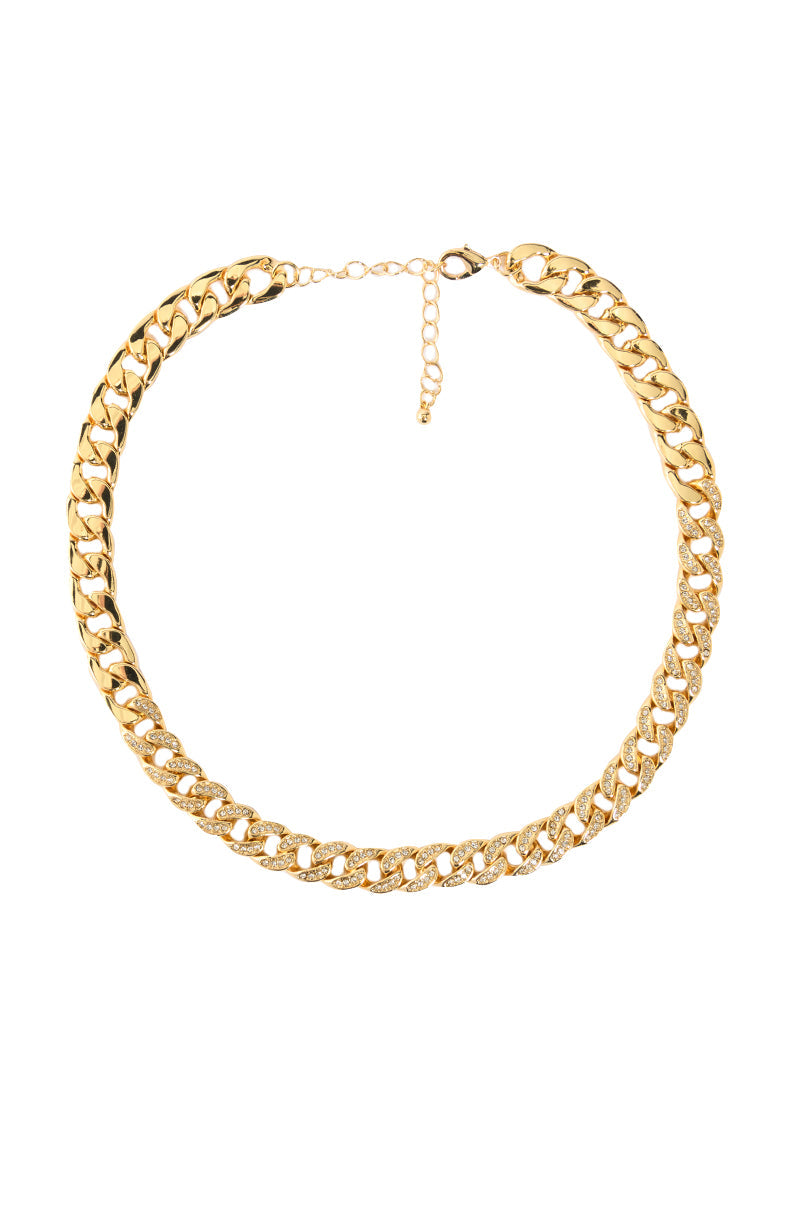 BLING CUBAN CHAIN IN GOLD